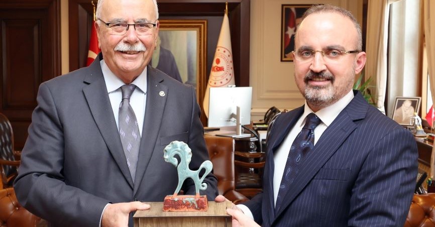 TURAN'I, VEDA ZİYARETLERİNE ÇIKAN ÜLGÜR GÖKHAN ZİYARET ETTİ