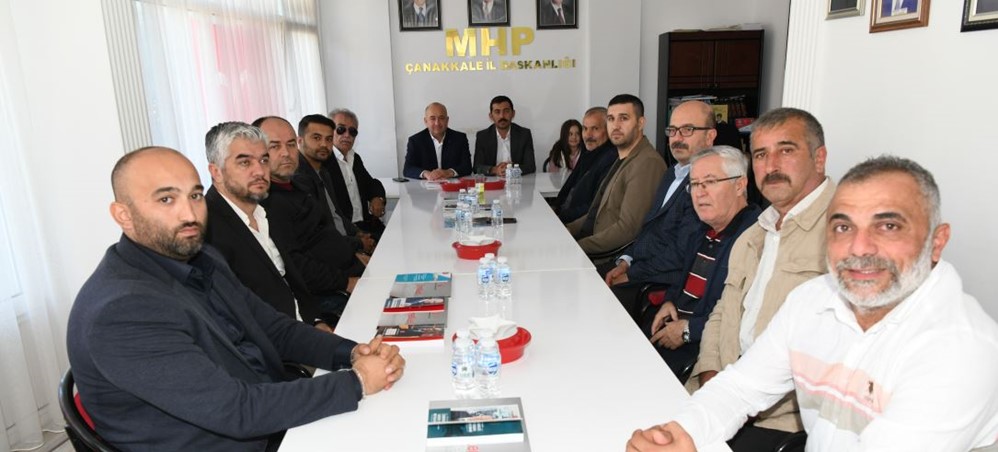 GİDER’DEN MHP İL BAŞKANI İMAMOĞLU’NA “HAYIRLI OLSUN” ZİYARETİ